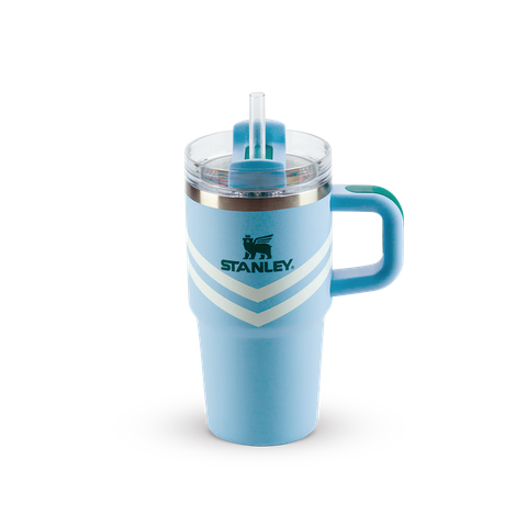 Copo Quencher Stanley com Canudo com Alça 591ml - Cornflower Chevron