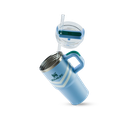 Ver imagem 3 de Copo Quencher Stanley com Canudo com Alça 591ml - Cornflower Chevron