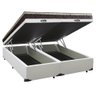 Cama Box Baú Queen Sintético Bipartido + Colchão Elegance Ortopédico Espuma D33 Extra Firme 158x198x - 5