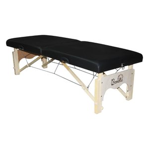Maca Portátil Profissional para Quiropraxia - 350kg - Barelle Preta