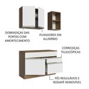Ver mais imagens de Armário De Cozinha Compacta 120cm Rustic/Branco