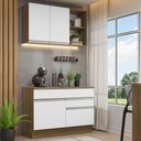 Ver imagem 1 de Armário De Cozinha Compacta 120cm Rustic/Branco