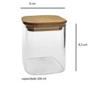 Ver imagem 2 de Conjunto de 3 Potes Hermetico Temperos Chas 8,5 X 6cm 200ml Utensilios do Chef