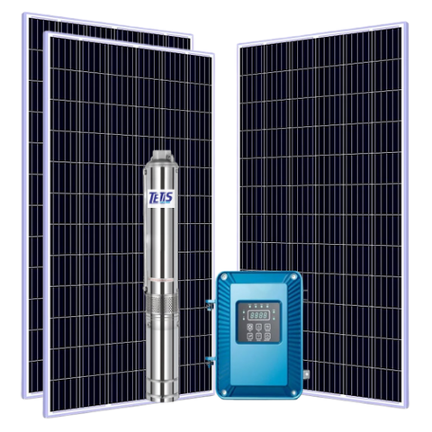 Kit Bomba Submersa Solar 750W Até 70m ou 25.040L/dia