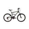 Bicicleta Mountain Bike Aro 26 Master V Quadro Aço Carbono Freio V-brake 21 Marchas Preto Verde - 1