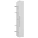 Ver imagem 2 de Módulo Guarda-Roupa Cantoneira 1 Porta de Abrir com Prateleiras Externas Branco Viena Yescasa