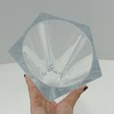 Ver imagem 6 de Vaso Oasis Decorativo Cachepô 30x17x17cm Vidro Transparente