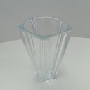 Ver imagem 4 de Vaso Oasis Decorativo Cachepô 30x17x17cm Vidro Transparente