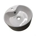 Ver imagem 1 de Cuba Pia Apoio Banheiro Lavabo Redonda 36x36cm Cerâmica - Jatiuca