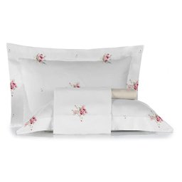 Jogo de Cama King Size 300 Fios Nova América - Romana (7771) - 1