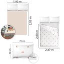 Ver imagem 4 de Jogo de Cama King Size 300 Fios Nova América - Romana (7771)