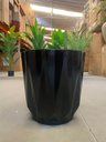 Ver imagem 7 de Vaso para Planta Decorativo Geométrico Preto Sala Varanda (liso/preto)