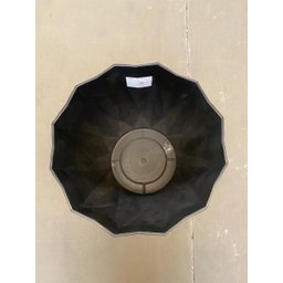 Vaso para Planta Decorativo Geométrico Preto Sala Varanda (liso/preto) - 5