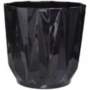 Ver imagem 1 de Vaso para Planta Decorativo Geométrico Preto Sala Varanda (liso/preto)