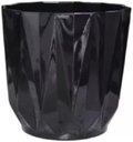 Ver imagem 1 de Vaso para Planta Decorativo Geométrico Preto Sala Varanda (liso/preto)
