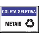 Ver imagem 1 de PLACA COLETA SELETIVA METAIS