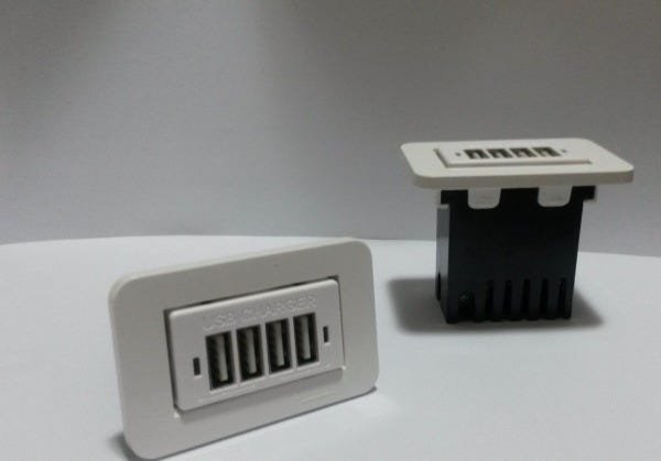 tomada usb charger 4 entradas lumitek - 3