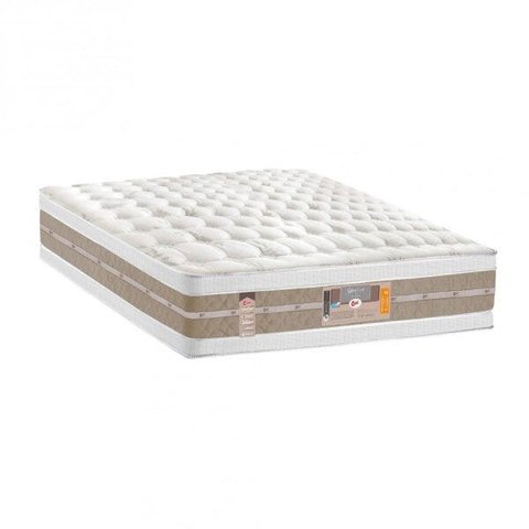 Colchão Casal Castor Mola Pocket Silver Star Air Double Face 138x188cm