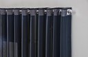 Ver imagem 3 de Cortina Sala Quarto Voal Liso Delicate 600x2,20 Transparente:preto