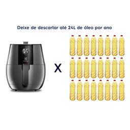 Fritadeira Elétrica Grand Airfryer Electrolux 4l Eaf30 Grafite 127v - 9