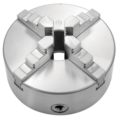 Placa para Torno Universal 4 Castanhas - 160mm - F. Traseira