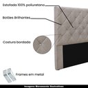 Ver imagem 3 de Cabeceira Decorativa Queen Size 1,60M Tàzio Linho Areia - Gran Belo