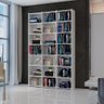 Estante de Livros Escritório 21 Nichos Livreiro Montenegro Branco Brienza Decor - 2