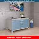 Ver imagem 5 de Mapoteca 5 Gavetas Pandin 120cm (larg) Inmetro Tampo Mdp Cinza