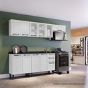 Ver imagem 3 de Armário de Cozinha Aéreo Itatiaia Aço 2 Portas Florença Branco Neve