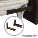 Ver imagem 5 de Combo Colchão Casal Netsono Mola Bonnel + Cama Box + Cabeceira Casal Castor Revollution Marrom + Tra