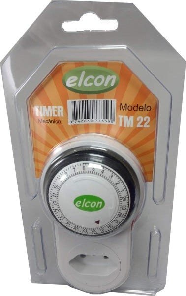 Timer Analogico Temporizador Bivolt Tm22 Elcon 10 amperes - 2