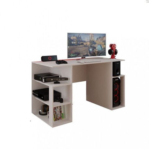 Mesa Gamer para Computador com Espaço Gabinete Somália