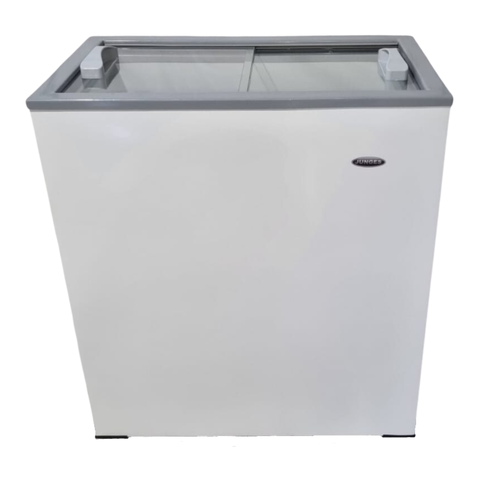Freezer Horizontal, Tampa de Vidro, 150l, Marca Junges, Pequeno, 220v