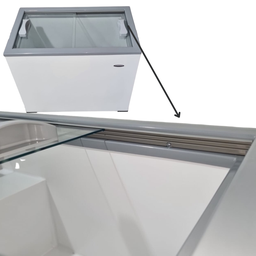 Freezer 70L, Mini Freezer Junges, Tampa de Vidro, 127V - 6