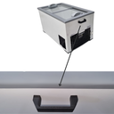 Ver imagem 5 de Freezer 70l, Mini Freezer Junges, Tampa de Vidro, 127v