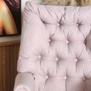 Ver imagem 3 de Poltrona de Amamentaçao Balanço e Puff Lila Baby Linho Rosê - Larbelle Móveis