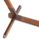 Ver imagem 6 de Suporte de Madeira para Rede de Descanso Multidecor + Rede Vermelha