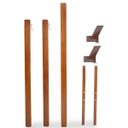 Ver imagem 4 de Suporte de Madeira para Rede de Descanso Multidecor + Rede Verde