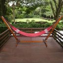 Ver mais imagens de Suporte de Madeira para Rede de Descanso Multidecor sem Rede