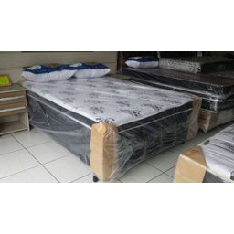Cama Box Casal Conjugado Espuma 12cm Macia 138x188x60 - 2