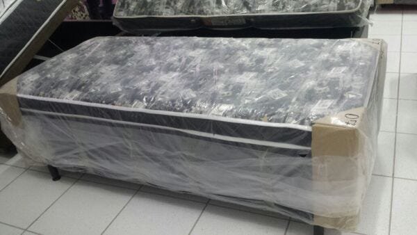 Cama Box Solteiro Conjugada Unyco D28 Espuma 10cm Macia 88x188x59 - 4