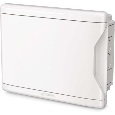 Quadro Distribuição PVC 9-12 Branco Tampa Br Krona