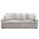Ver imagem 2 de Sofá 3 Lugares para Sala Living 200cm Dalton L08 Linho Mescla - Mpozenato