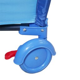 Berço Cercado Desmontável Plus Azul Oceano Baby Style - 5