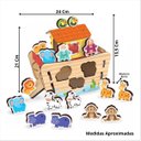 Ver imagem 4 de Brinquedo Educativo Arca de Noé 3d Mig - 34 Peças, Animais e Noé