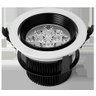Luminária LED com difusor orbital 18W Bivolt redonda - 1
