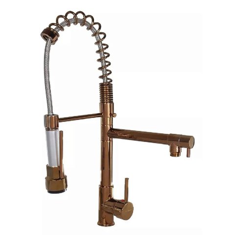 Torneira Monocomando Gourmet Rosê Gold de 50cm - Tor-013 - Stillus Home Torneira Gourmet Monocomando
