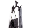 Ver imagem 1 de Buddy - Conjunto Cabideiros de Parede com 3 Peças Preto Umbra