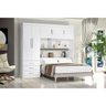 Guarda Roupa com Cabeceira Casal Cancun J&A Móveis Branco 200x204x47 - 1