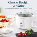 Ver imagem 5 de Elite Gourmet Panela de Arroz 20 Xícaras com Panela Inox e Função Aquecer